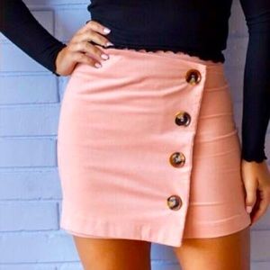 Fashion On Earth Pink Mini Skirt